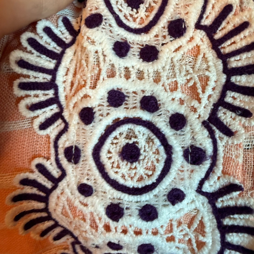 Hemant & Nandita Embroidered Tassel Dress - Picture 8 of 13